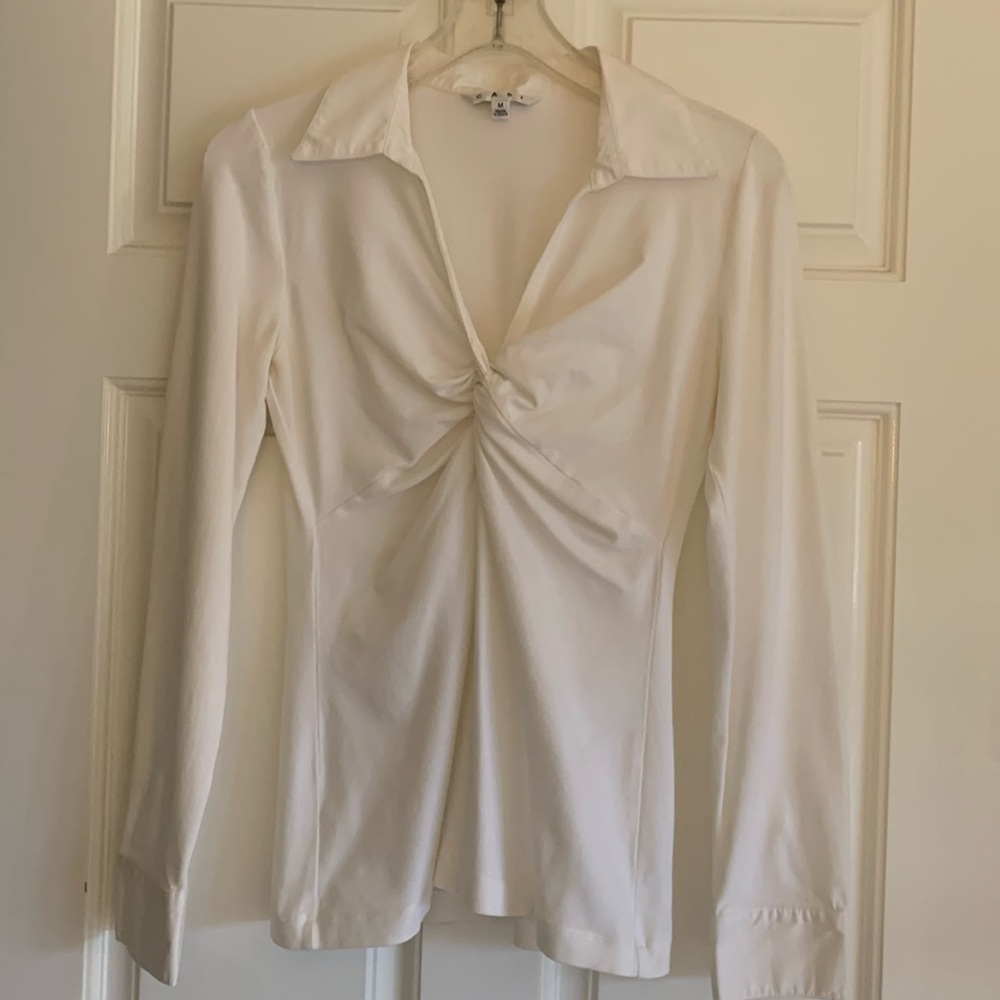 White long sleeved top